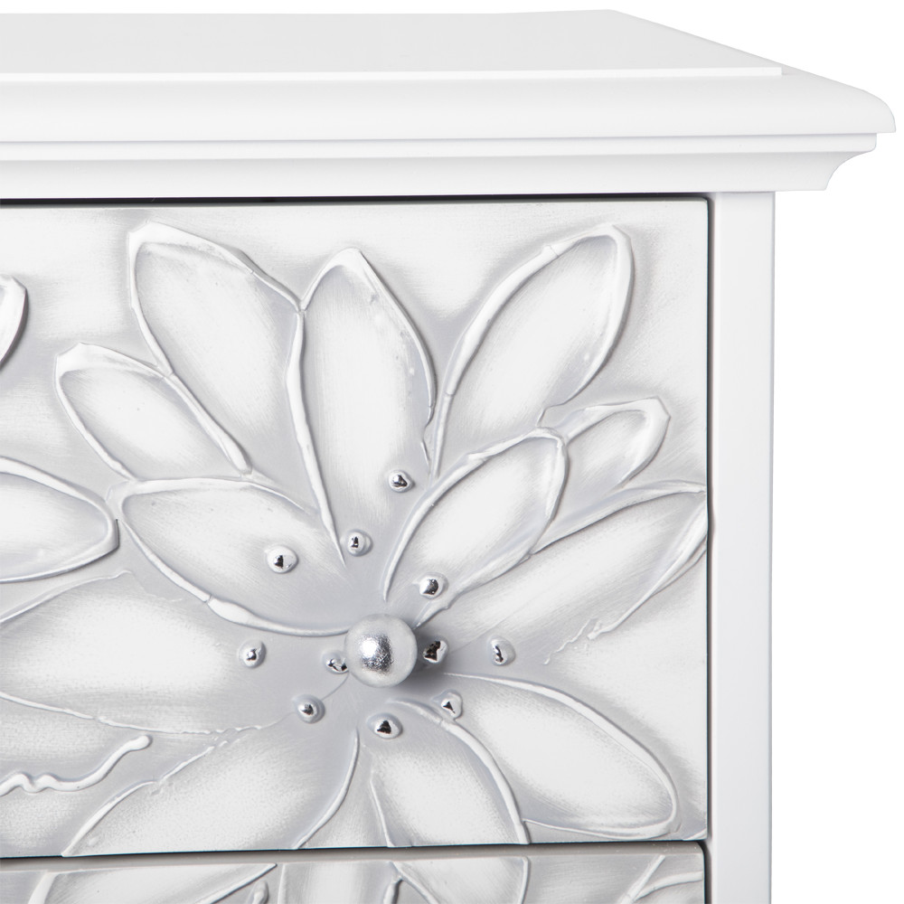 11619 Комод Терра-4 (с 4-мя ящиками) Айс Античное серебро BOGACHO 4627196590434 - Вид №4