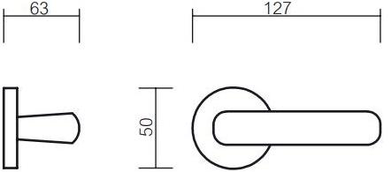 Pasini Ручка из латуни на розетке Valencia 1011 - Вид №5