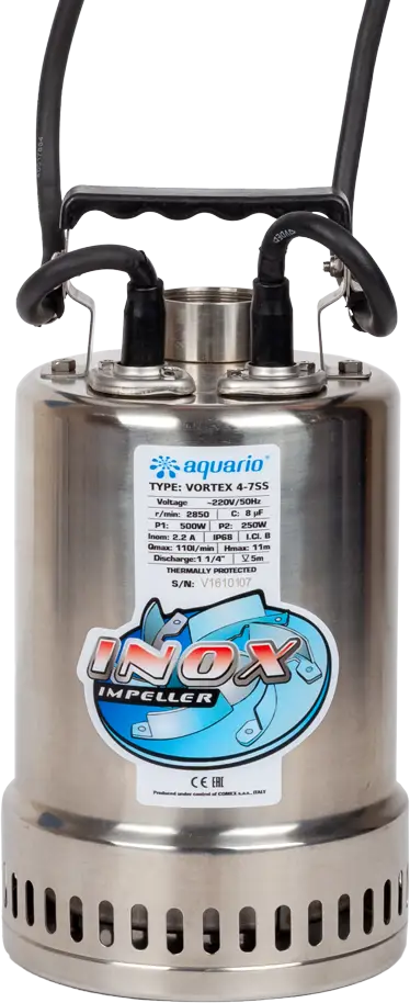 90189075 Насос погружной дренажный Aquario 1147 чистая вода расход 7200 л/ч STLM-0956229