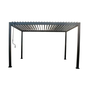Пергола 3x4x2.5 м темно-серый алюминий