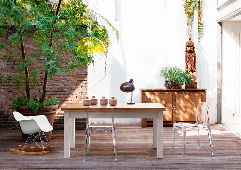 Devina Nais Раздвижной обеденный стол из массива дерева sun-id-1460662 - Вид №2