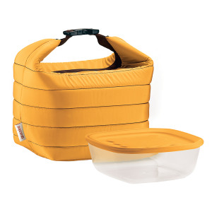 032950165 Набор из термосумки и контейнера handy, 1,4 л, оранжевый Guzzini