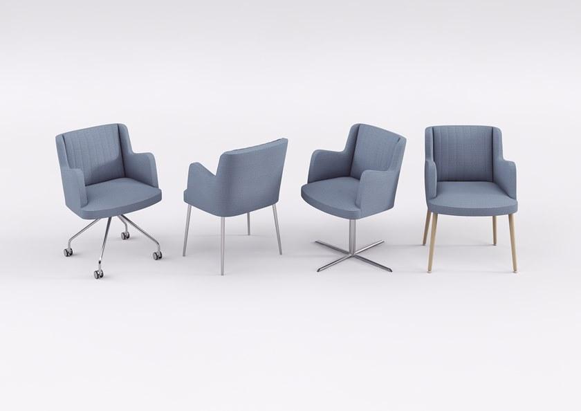 ESTEL GROUP Стул с обивкой и подлокотниками Embrasse sun-id-1413408 - Вид №9