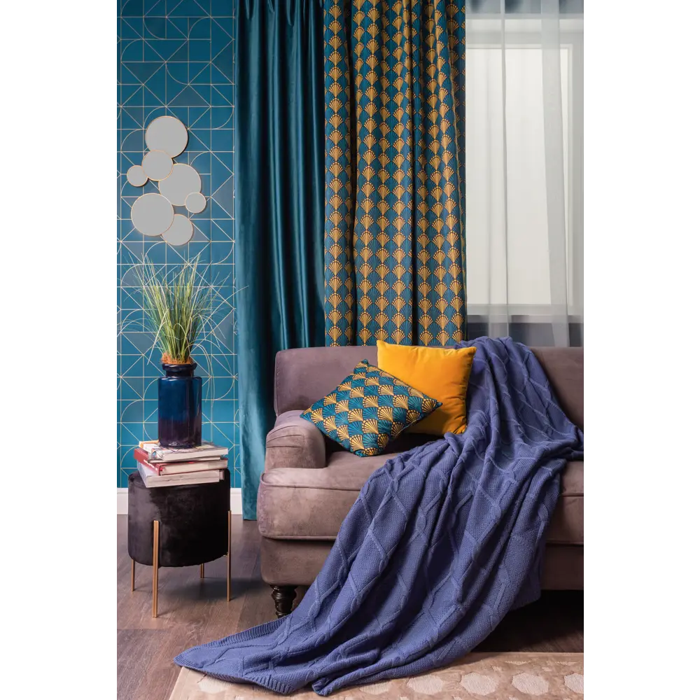 Тюль Вуаль Экру 140х180 см на ленте ТОРГОВЫЙ ДОМ ТЕКСТИЛЬ STLM-2168926 - Вид №5