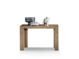 Прямоугольная выдвижная консоль из массива дерева