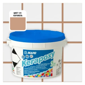 Затирка эпоксидная Mapei Kerapoxy 141 цвет карамельный 2 кг 82101779 STLM-2109430