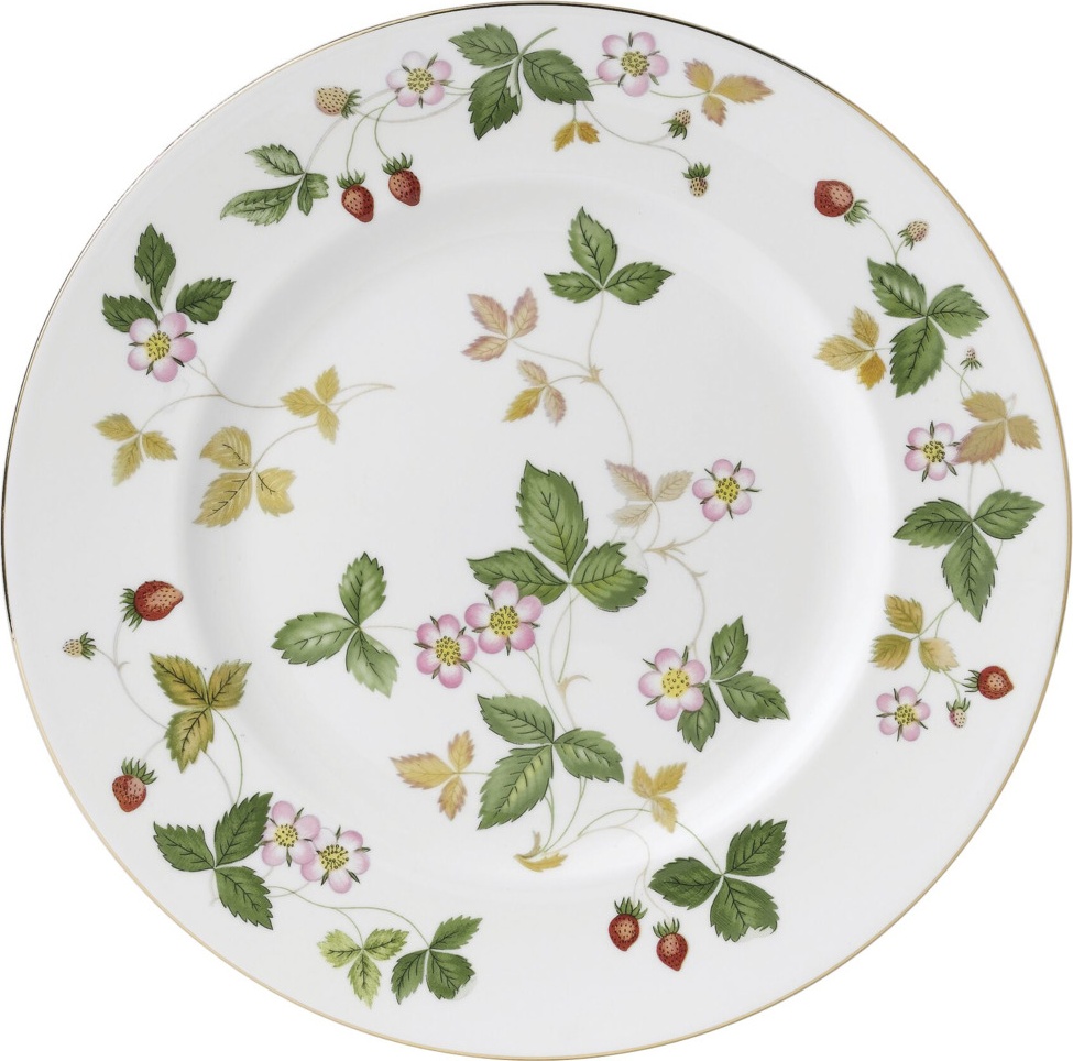 10671643 Wedgwood Тарелка десертная Wedgwood Земляника 18см Фарфор костяной 