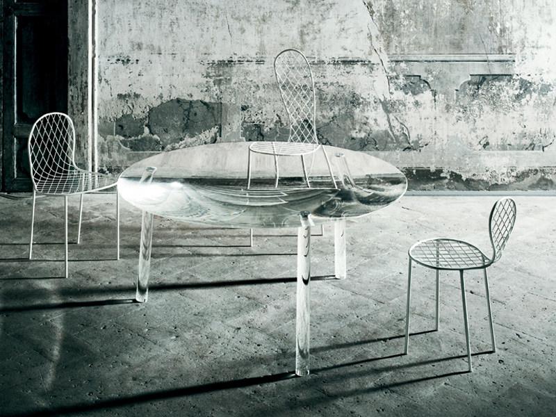 Living Divani Круглый стол из оргстекла sun-id-1411538 - Вид №1