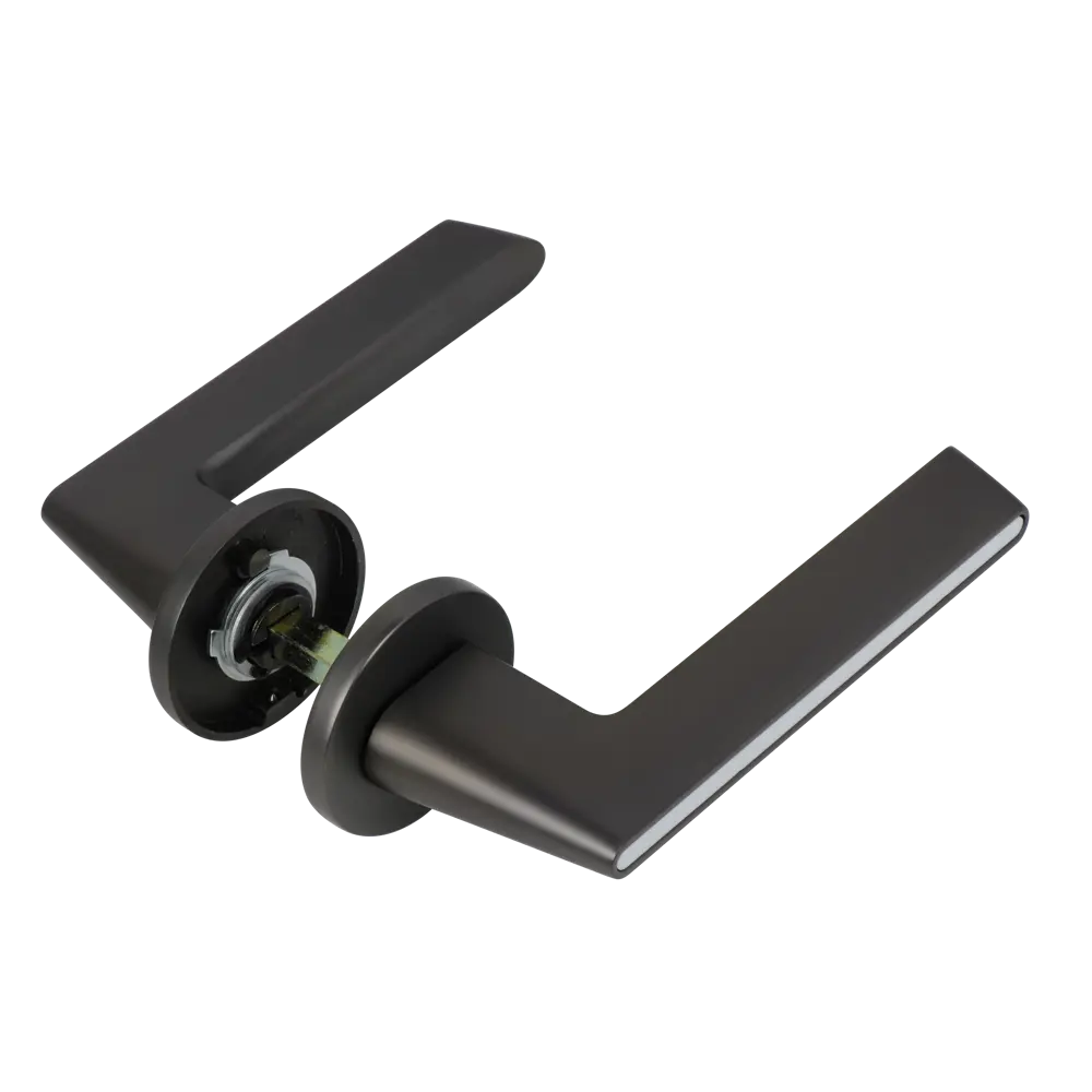 Дверные ручки Edson EDS-86B-R2 графит для межкомнатных дверей 85169297 STLM-0059361