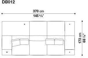 B&B Italia Кожаный диван Dock sun-id-1441060 - Вид №29