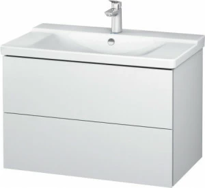 LC624701818 L-Cube Тумбочка подвесная Белый матовый, декор