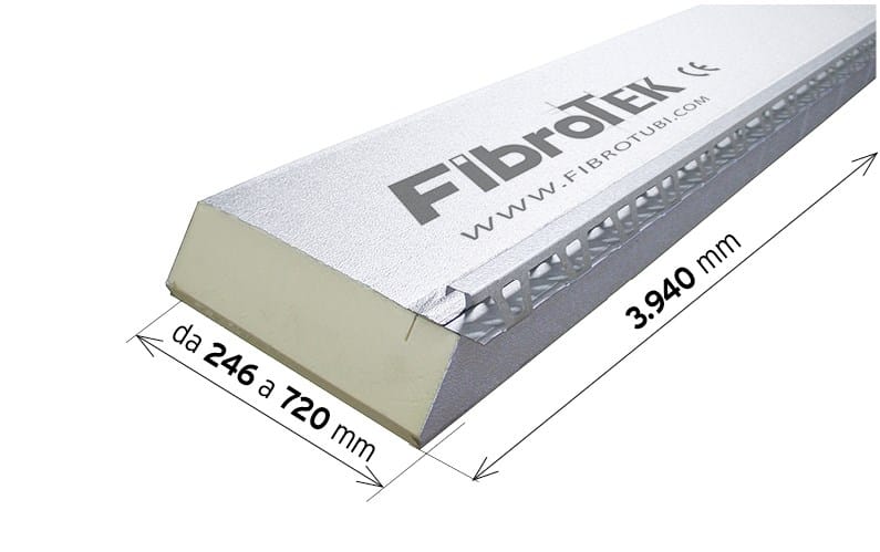Вентилируемая кровельная система / теплоизоляционная панель FIBROTUBI FIBROTEK LINEA ARCH-00017475 - Вид №6