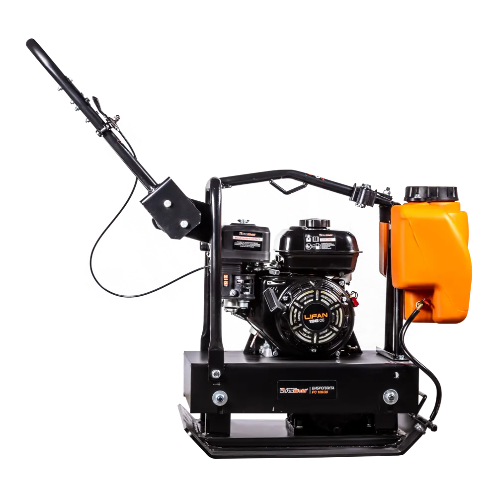 Виброплита бензиновая Foxweld PC 100/30 двигатель Lifan, 4800 Вт, 630x500 мм STLM-2046696 - Вид №2