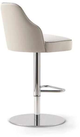 Tirolo Кожаный табурет со спинкой и подставкой для ног Chicago 015 sg f - Вид №1