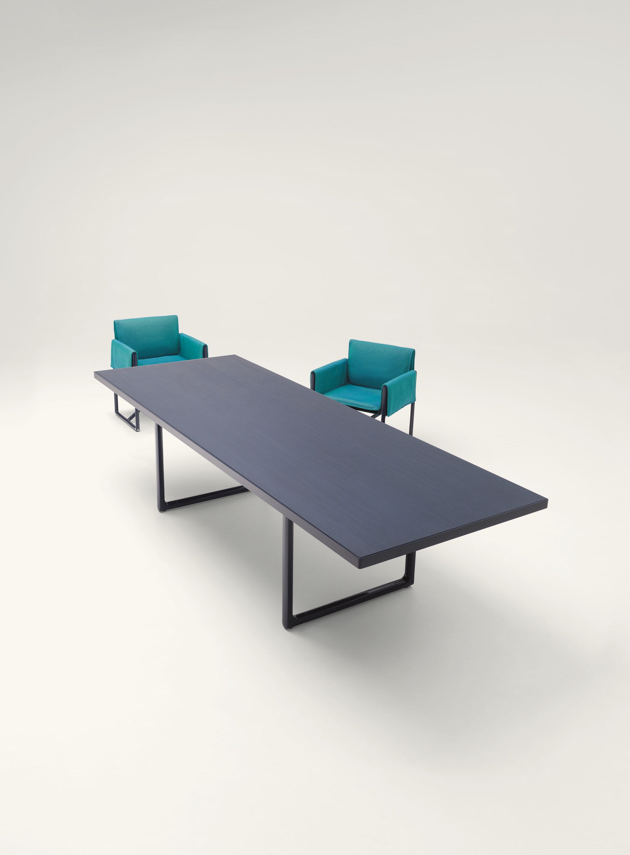 Прямоугольный обеденный стол из алюминия и дерева Paola Lenti ARCH-00104455 - Вид №1