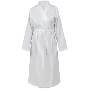 Халат Дом снов Enna универсальный вафельный без капюшона белый размер S-M