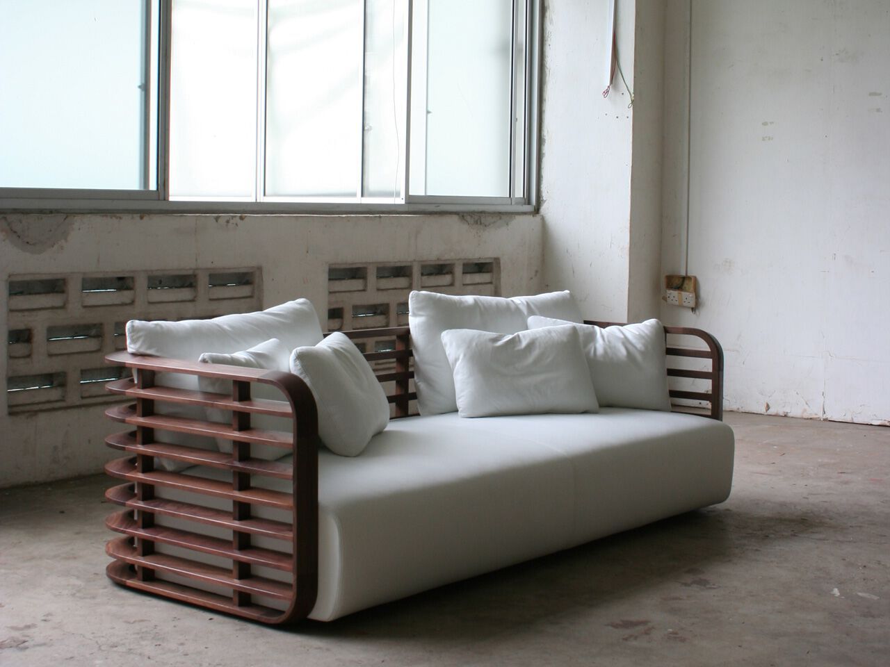 3-местный диван из массива дерева Air Division Liner ARCH-00073770 - Вид №2