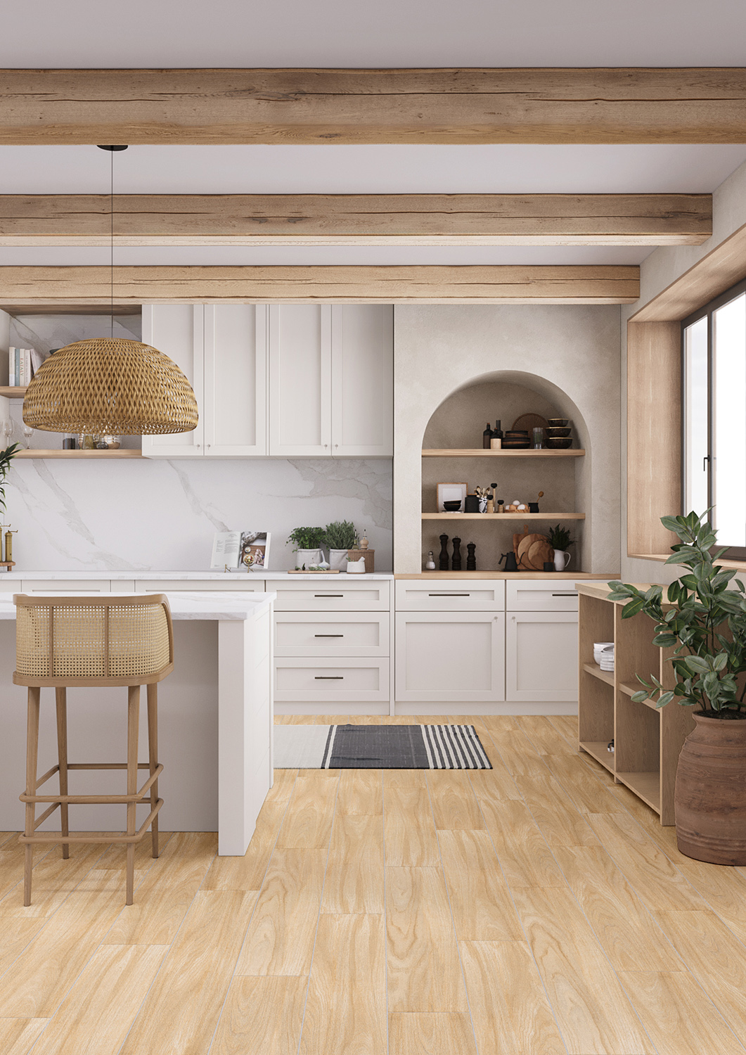 Лесное очарование: керамогранит под дерево STP-ST213 INCOLOR Forest - Вид №2