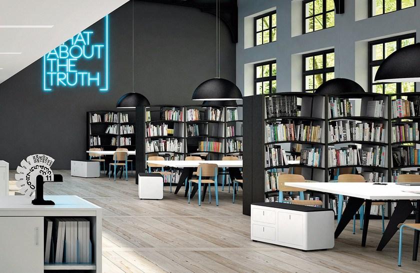 Dieffebi Книжный шкаф open office из металла Bookcases 7em304050 - Вид №3