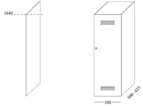 EmmeBi Модульный стальной шкаф sun-id-1418629 - Вид №10
