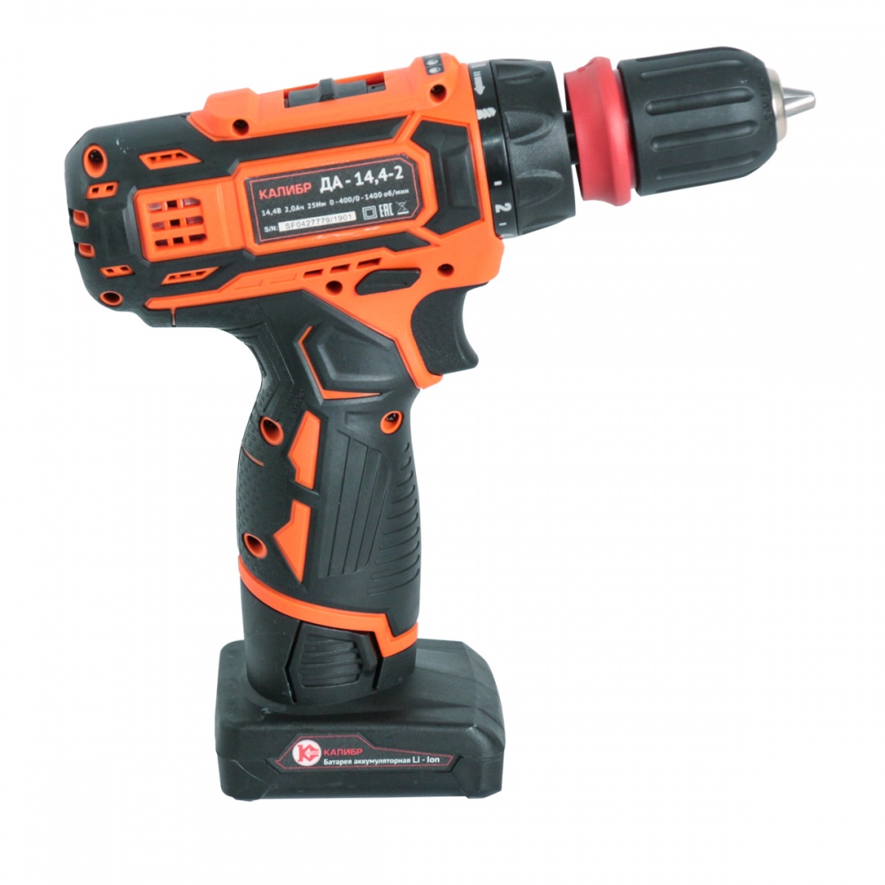 74270 Калибр Аккумуляторная дрель (Li-Ion) ДА-14,4-2  - Вид №3