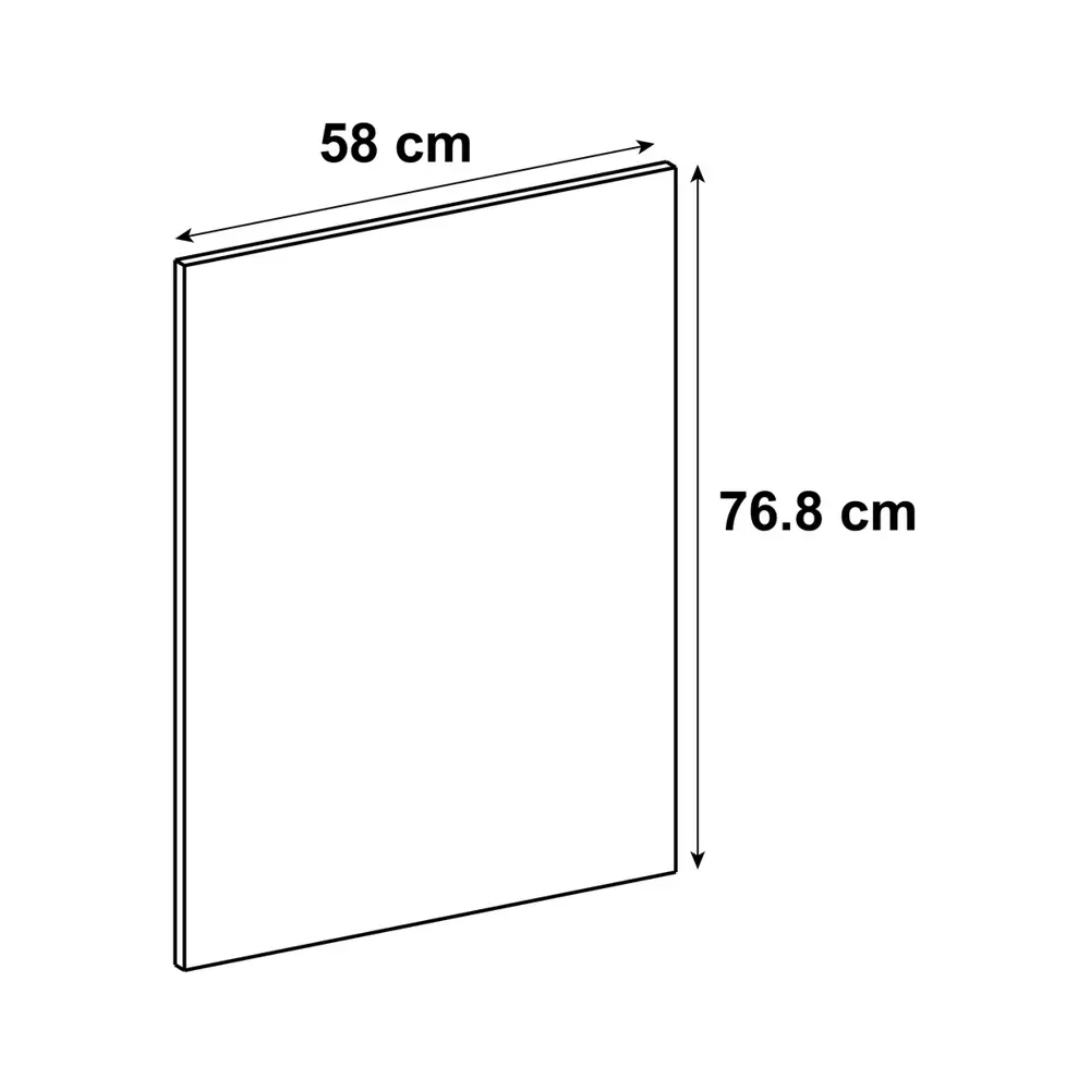 Фальшпанель для шкафа Delinia ID Руза 58x76.8 см ЛДСП цвет коричневый STLM-2107821 - Вид №6