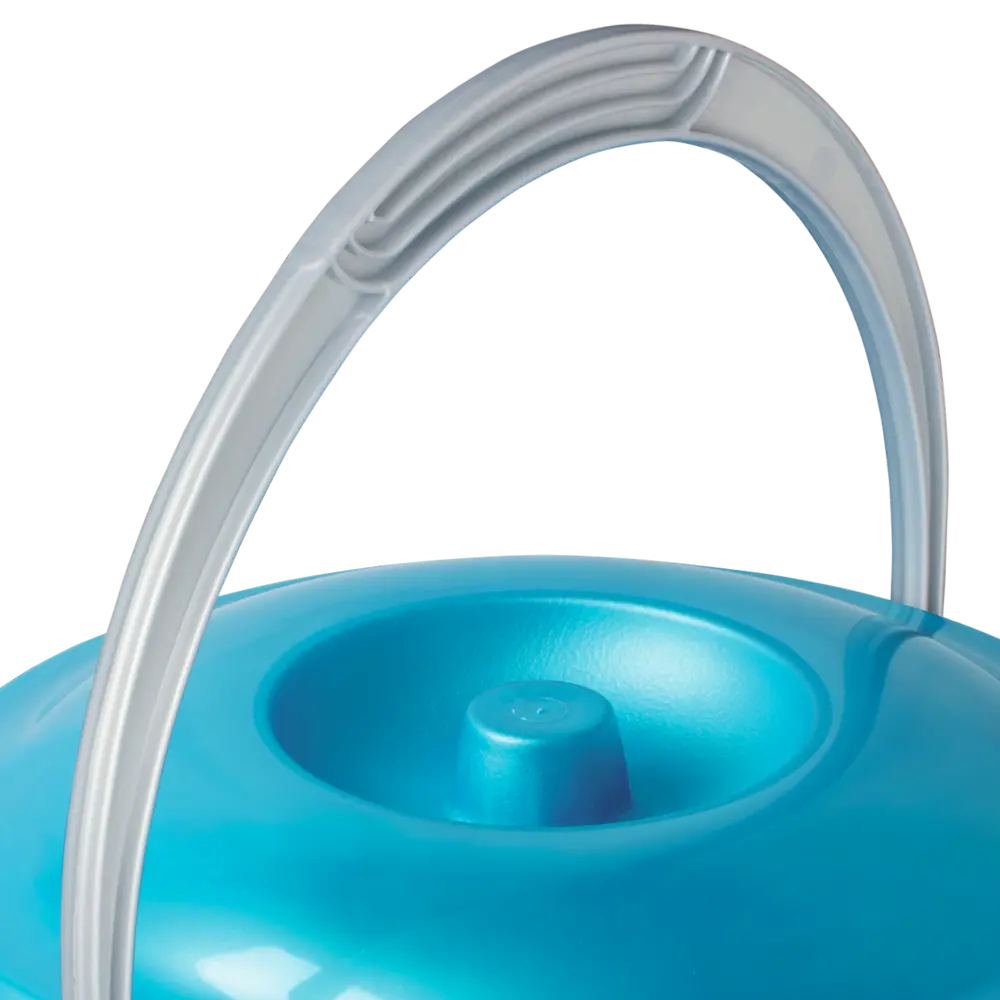 Ведро с крышкой Martika 10 л пластик цвет бирюзовый STLM-2139845 - Вид №1