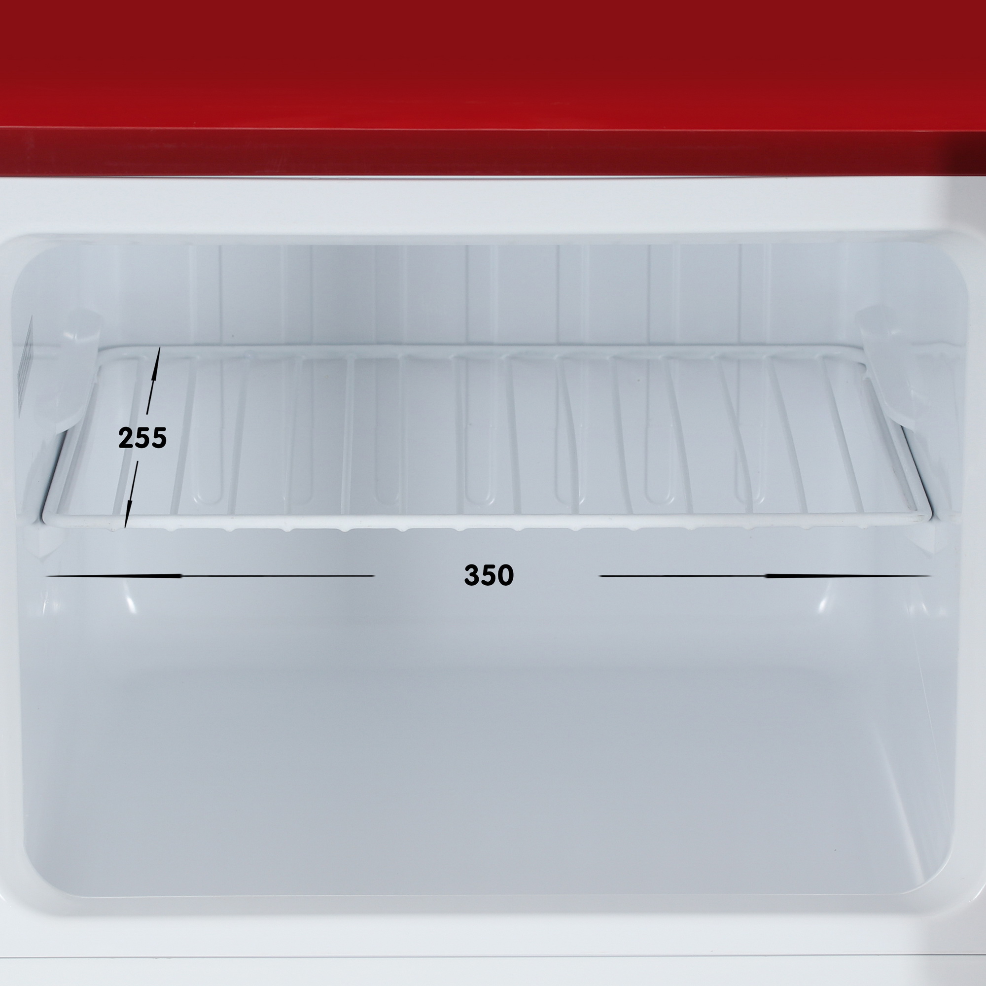 9057385 Холодильник компактный   Tesler RT-132 красный STDN-0002526 - Вид №9