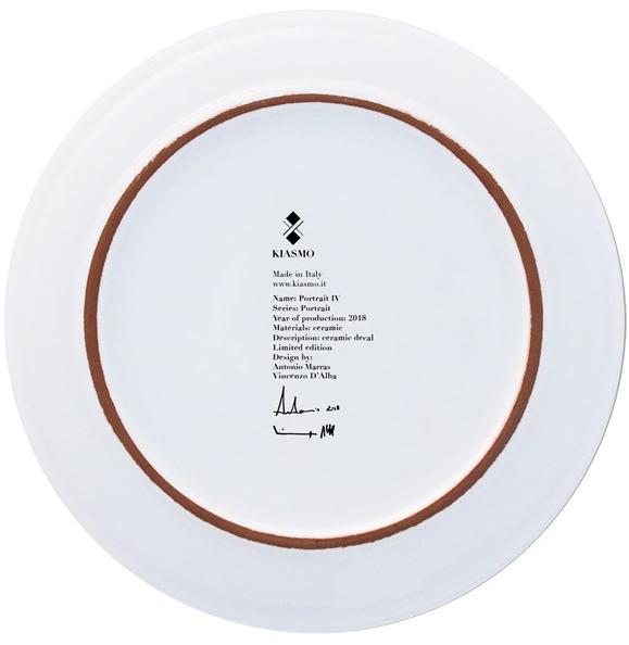 Kiasmo Керамическая тарелка Portrait K+mp4 - Вид №2