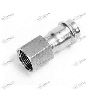 Муфта В-пресс 22 x 1/2" нержавеющая сталь IBP PS4270G0220400