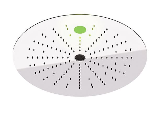 Круглая душевая головка из нержавеющей стали с 2 струями Remer Rubinetterie Inox Design ARCH-00118900 - Вид №1