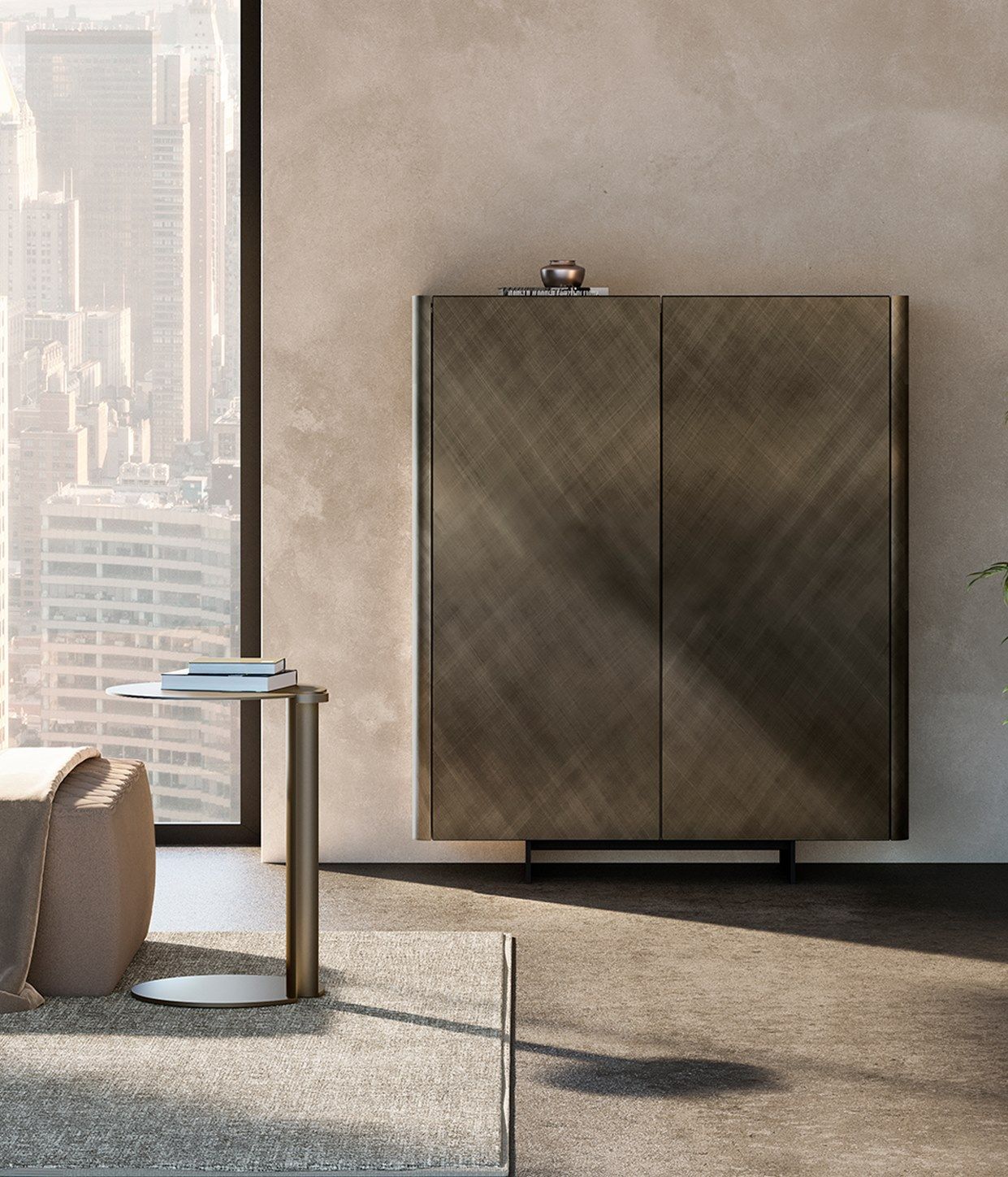 Шкаф с лакированными распашными дверями EFORMA ALMA ARCH-00007863 - Вид №1