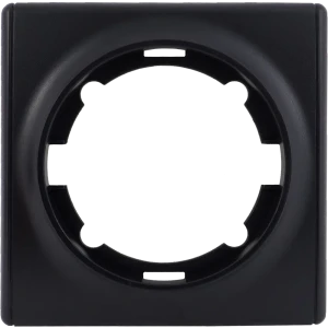 Рамка для розеток и выключателей Onekey Florence 1 пост, цвет чёрный