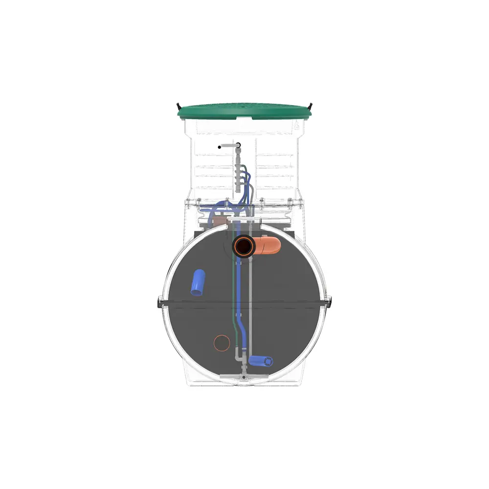 Станция биологической очистки четрыхкамерная Rostok Ground 4 1800 литров 800 л/сутки STLM-2113962 - Вид №8