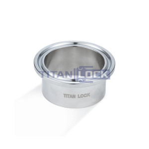 Штуцер CLAMP под приварку DN125 нерж. 316, DIN TL125CLW TITAN LOCK