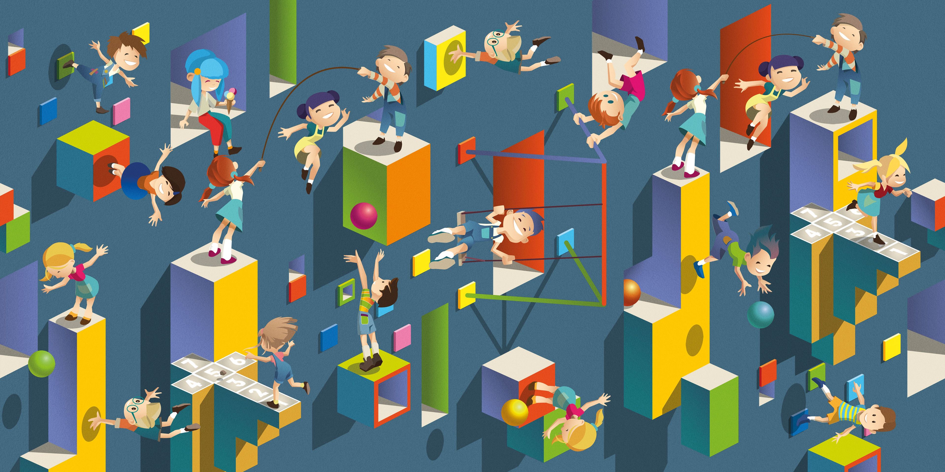 Цифровые печатные обои для детей Inkiostro Bianco Inkids ARCH-00085074 - Вид №2