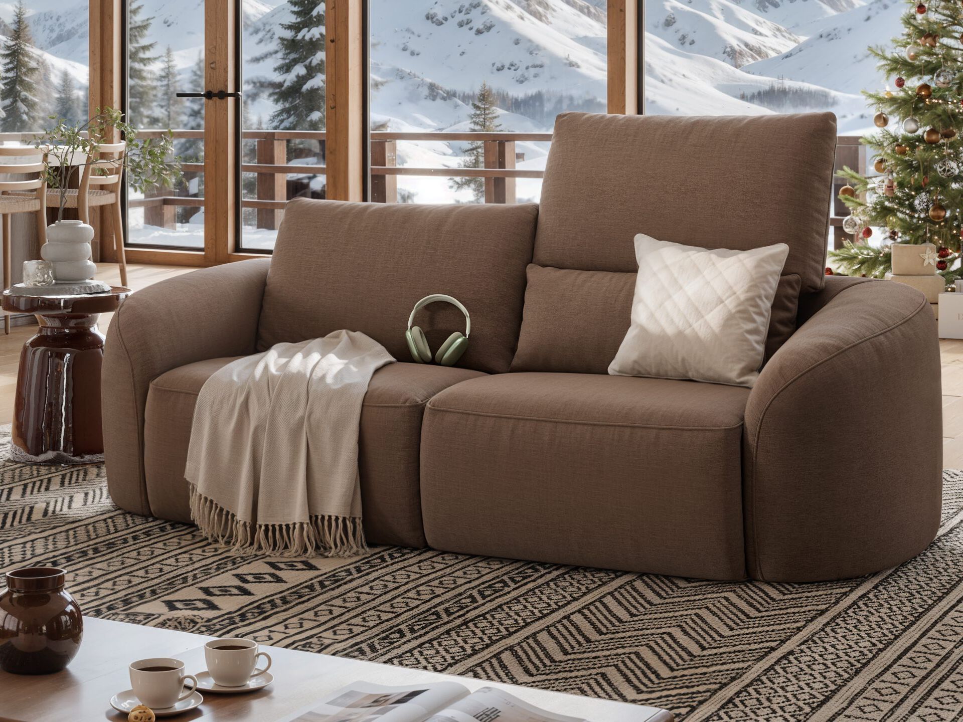 2-местный тканевый диван Sofanella Санкт-Мориц ARCH-00052919 - Вид №4