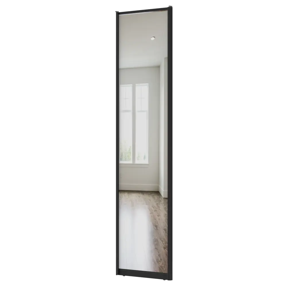 Дверь-купе KONSENSA 225.5x60.4 см с зеркалом профиль черный 89444101 STLM-2095458  - Вид №2