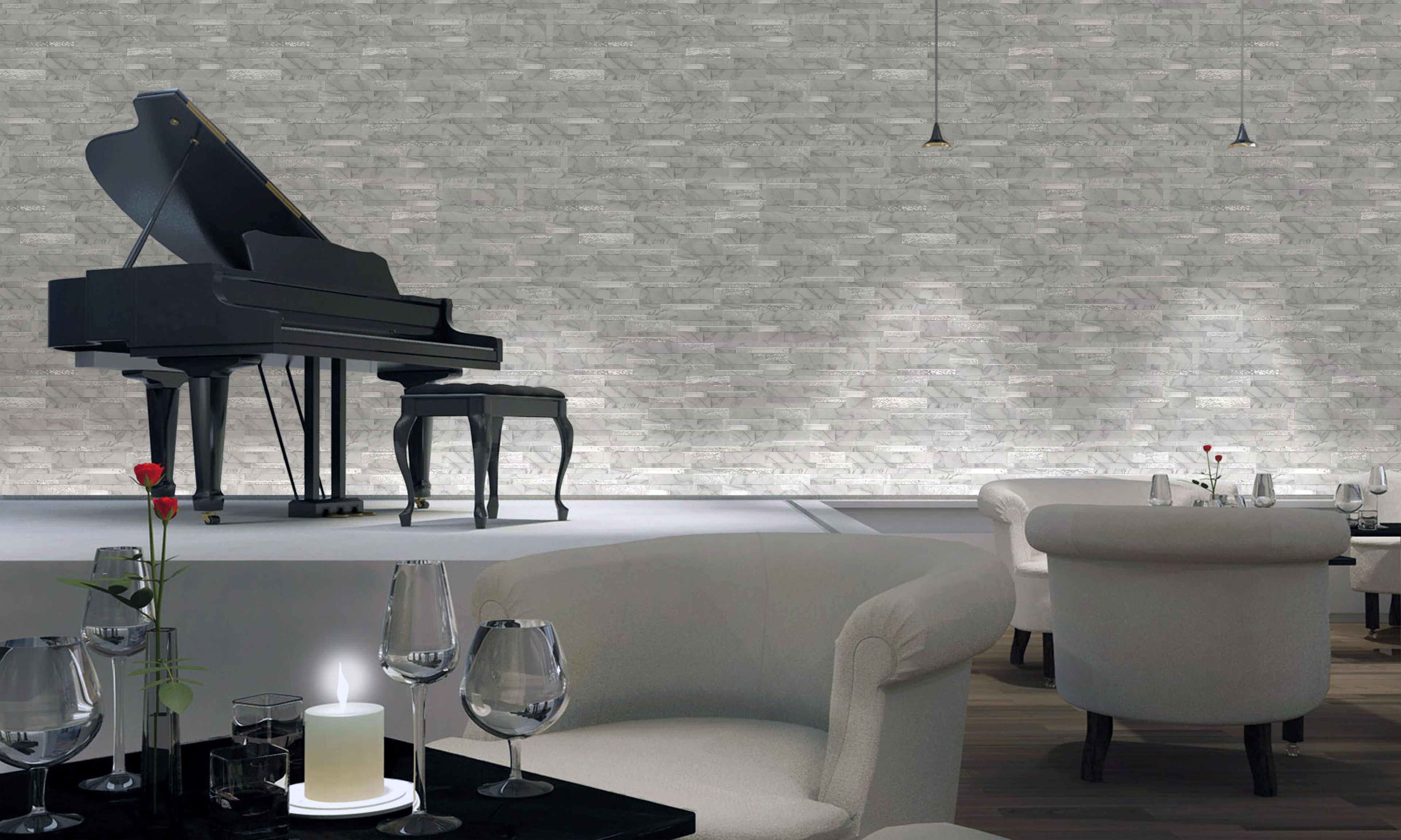 Керамогранит с мраморным эффектом KERADOM ROYAL ARCH-00143289 - Вид №15