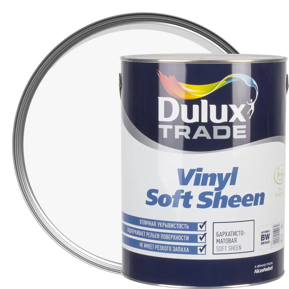 Краска Dulux Soft Sheen база BW 5 л 13928297 STLM-2037933 