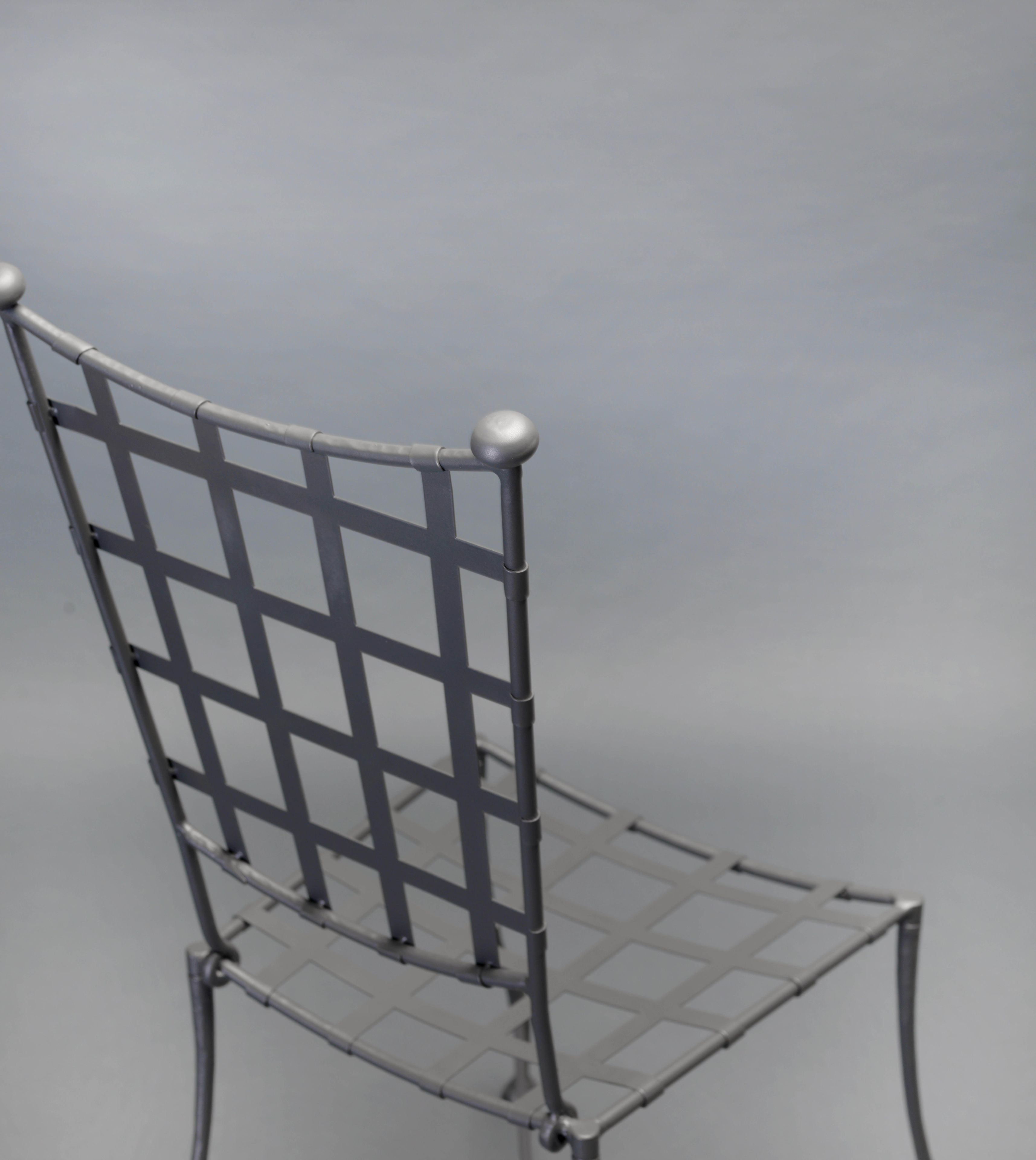 Садовый стул из нержавеющей стали OFFICINACIANI плетение ARCH-00036419 - Вид №3