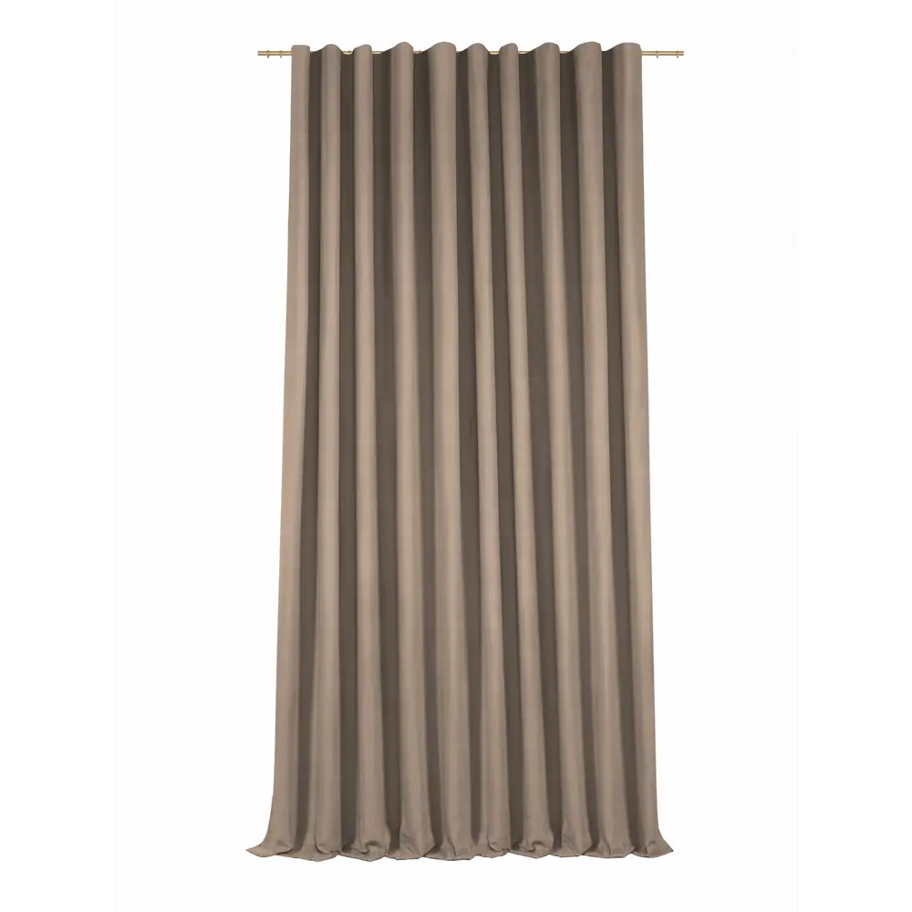 Ткань 1 м/п Malonn рогожка 295 см цвет серо-коричневый INSPIRE STLM-2142814 - Вид №2