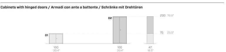Fantin Офисный шкаф с раздвижными стеклянными дверцами Classic sun-id-1372839 - Вид №6