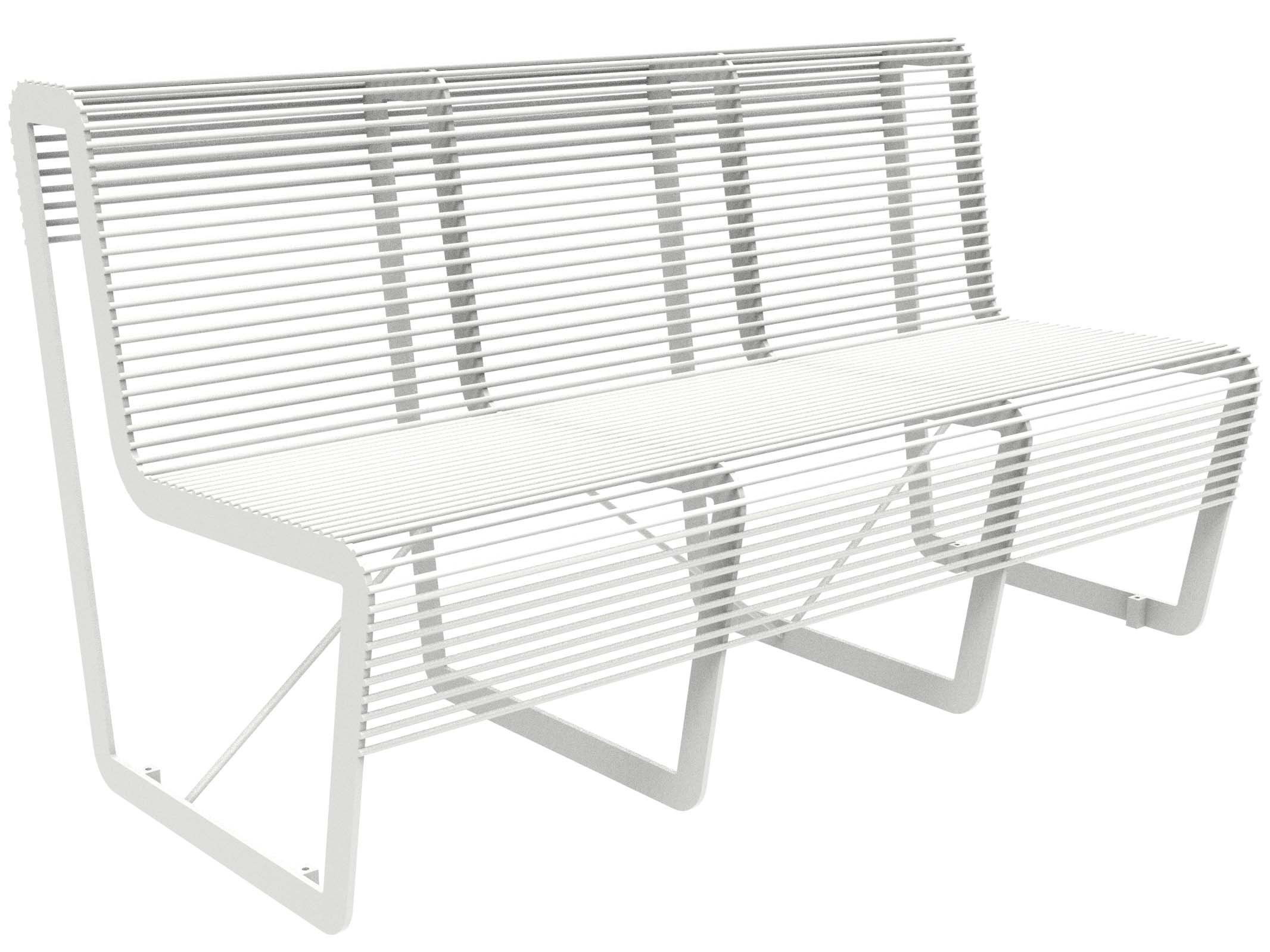 Оцинкованная стальная скамья со спинкой Lazzari Light ARCH-00099033 - Вид №41