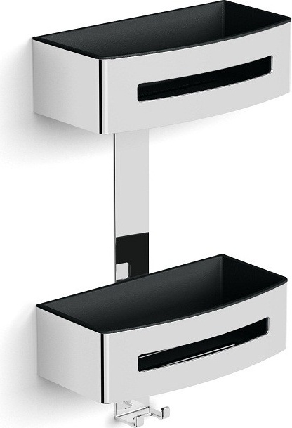 75762 Душевая полка подвесная с крючком для водосгона цвет хром LANGBERGER Accessories - Вид №1