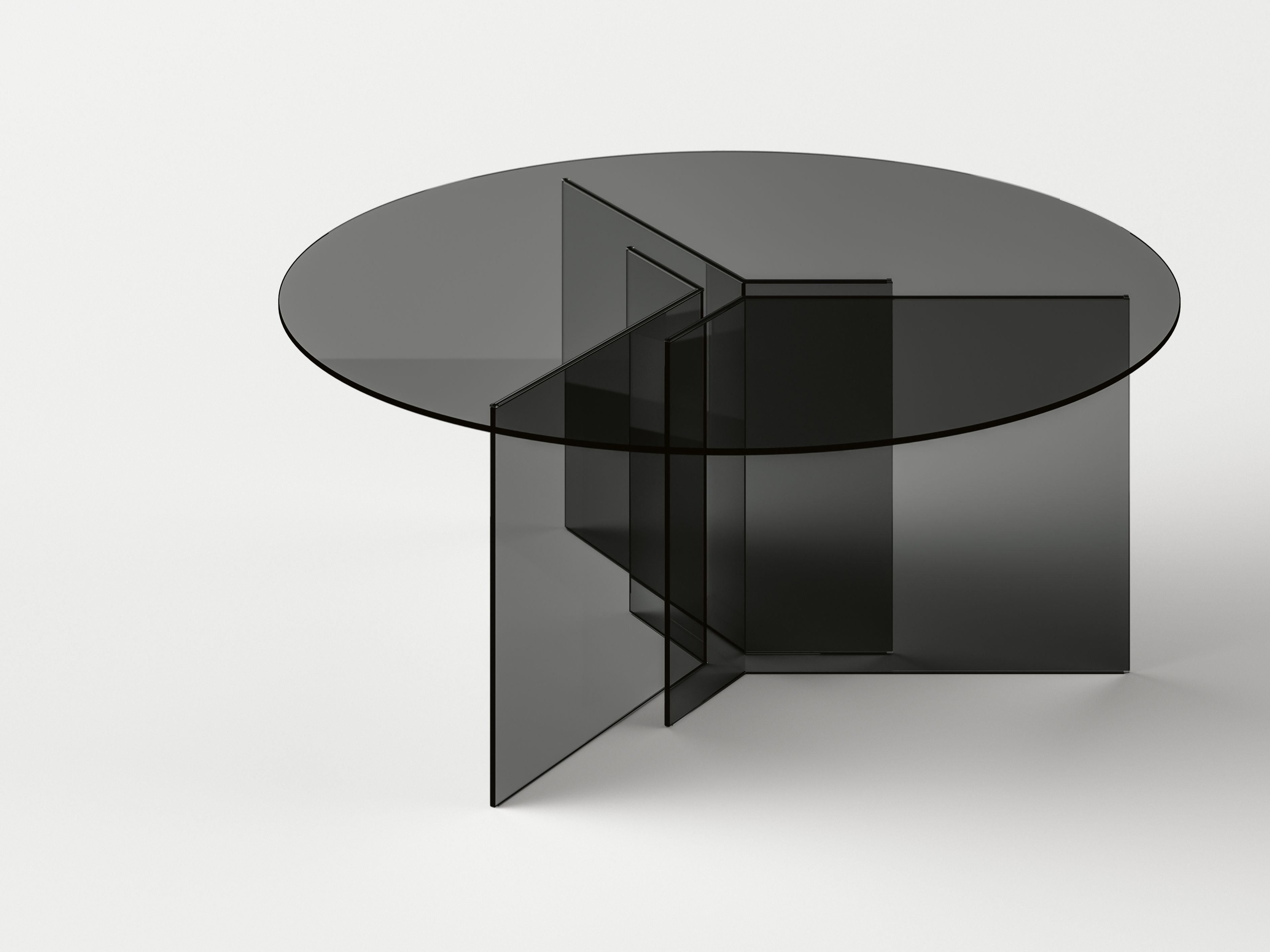 Круглый стол из закаленного стекла Tonelli Design THRIM ARCH-00113249 - Вид №1