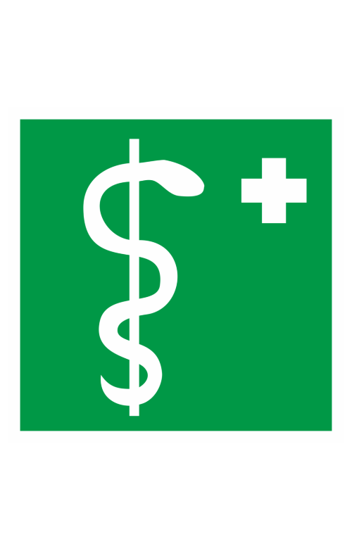 68671 Знак "Медицинский кабинет"  Знаки медицинского и санитарного назначения размер 100 х 100 мм Спецодежда 