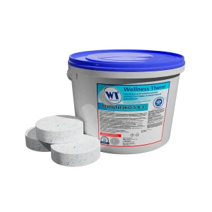 91333696 Таблетки Wellness Therm МУЛЬТИЭКО 5 в 1 для комплексной обработки воды в бассейнах 5 кг 200 г STLM-0966168
