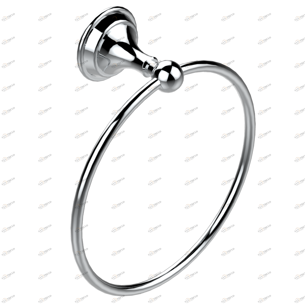 G81-504P Полотенцедержатель-кольцо-Ø 170 мм одинарное Thg-paris Lubéron Хром G81-504P CAT.A