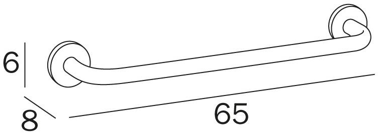 INDA® Вешалка для полотенец из нержавеющей стали Inox A1490 - Вид №5